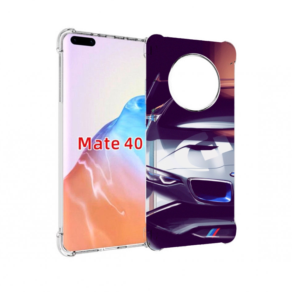 

Чехол MyPads Tocco для Huawei Mate 40 Бэмвэ мужской, Прозрачный, Tocco