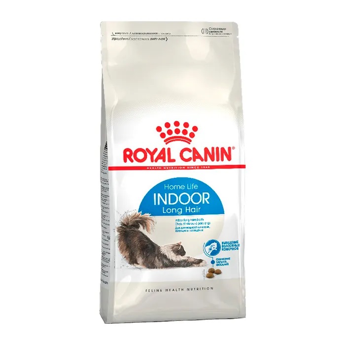 

Сухой корм для кошек ROYAL CANIN Indoor Long Hair-27 с длинной шерстью 2 кг