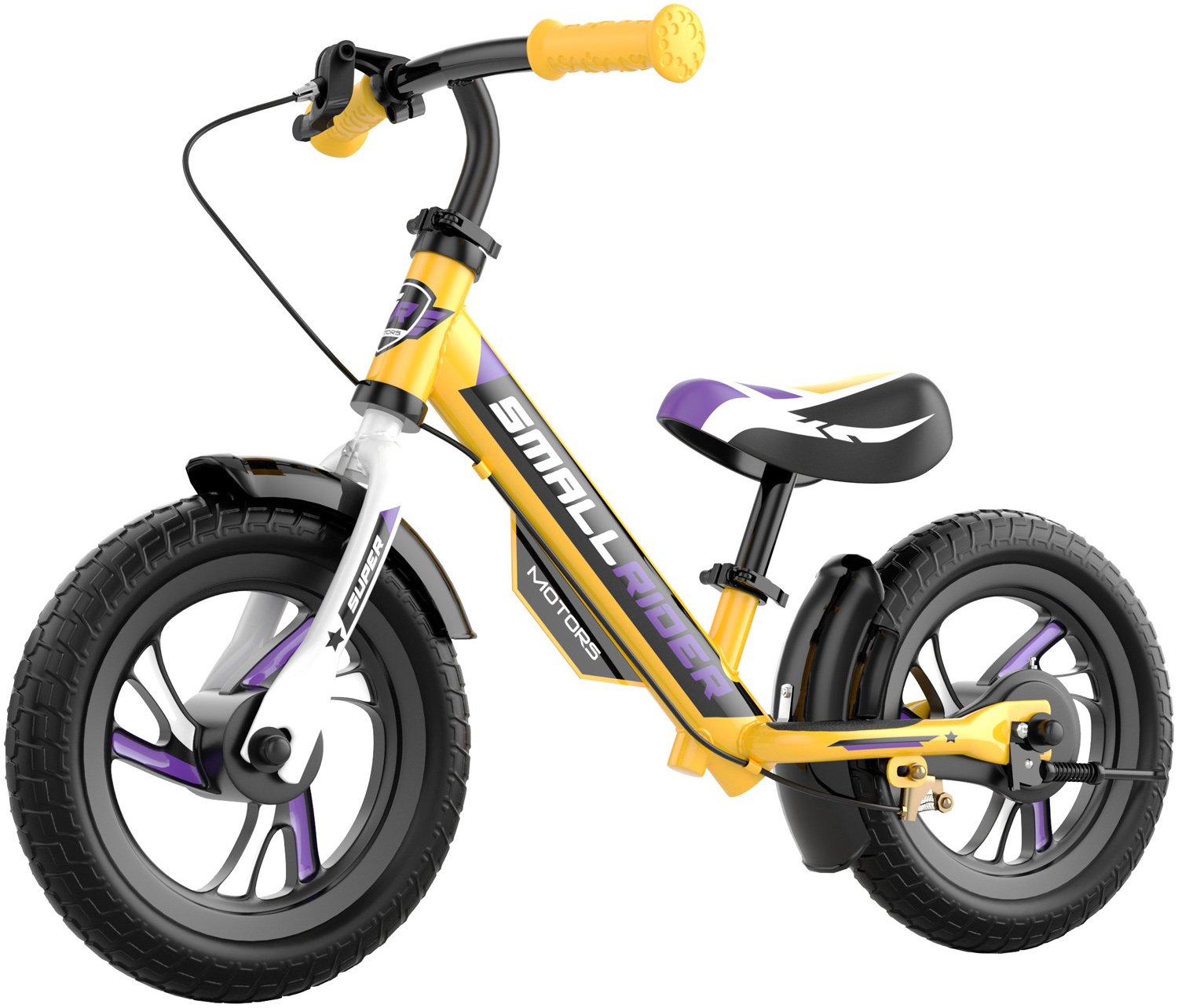 фото Беговел small rider motors mega055 желтый