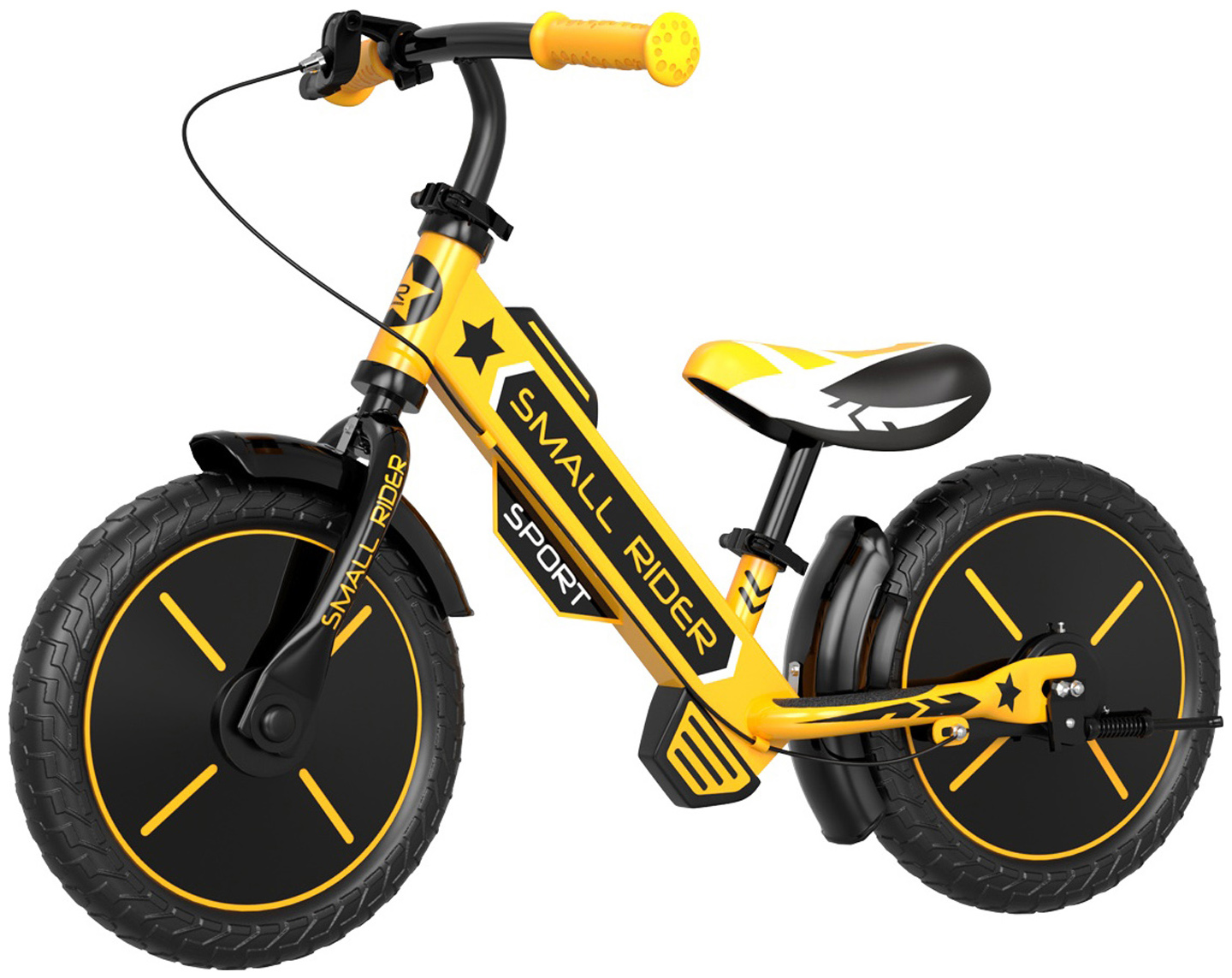 фото Беговел small rider roadster sport eva 5 mega0107 желтый