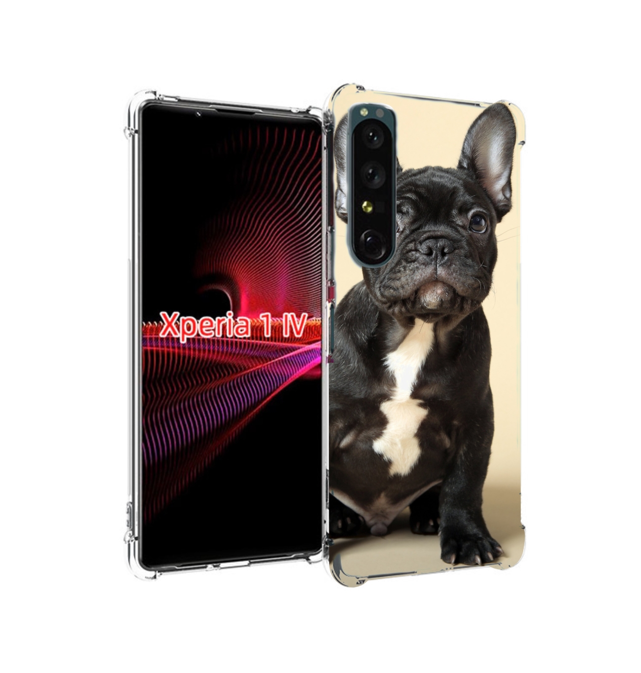 

Чехол накладка MyPads французскии бульдог для Sony Xperia 1 IV, Прозрачный, Tocco