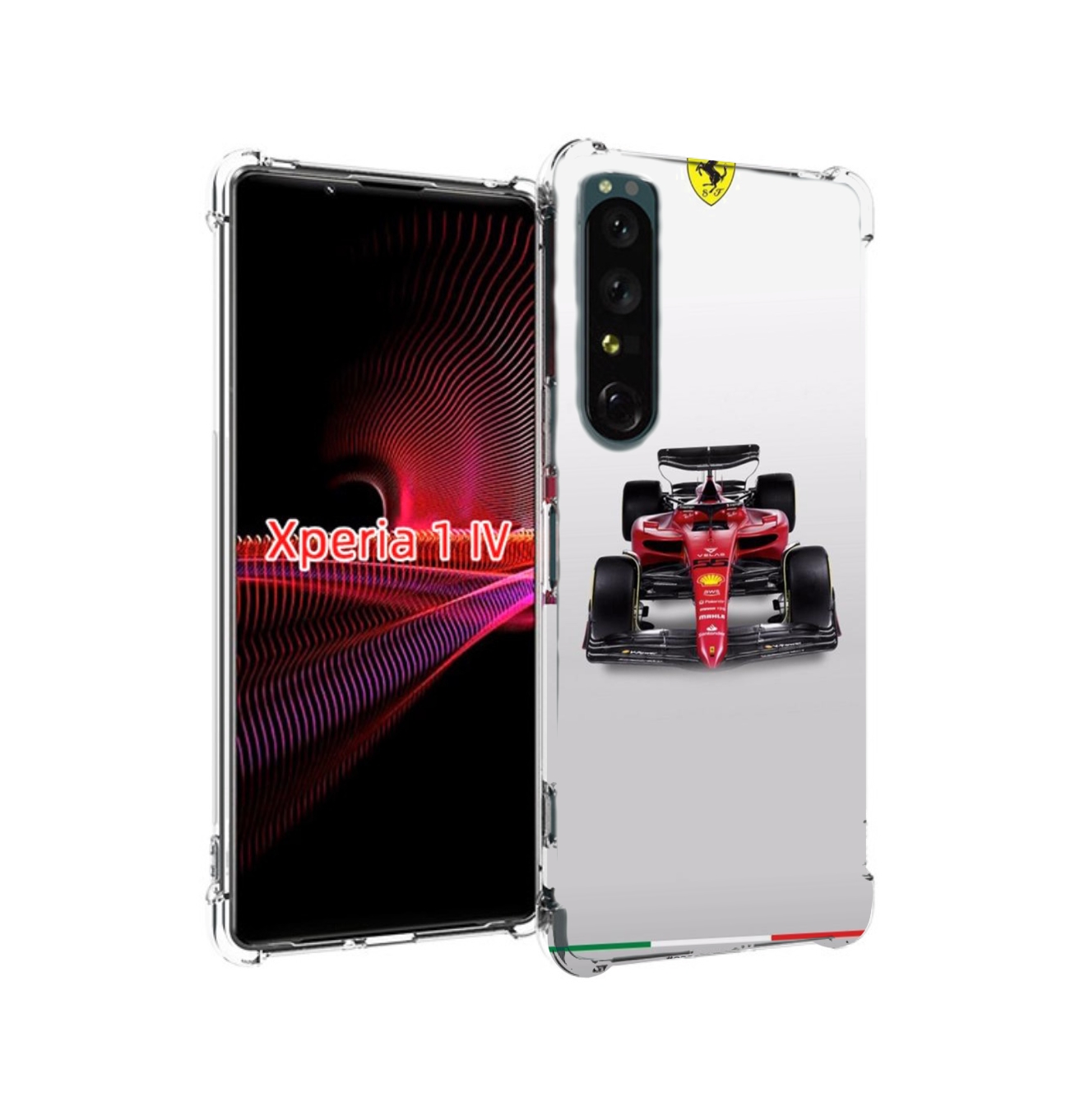 

Чехол задняя-панель-накладка-бампер MyPads формула 1 феррари для Sony Xperia 1 IV проти..., Прозрачный, Tocco