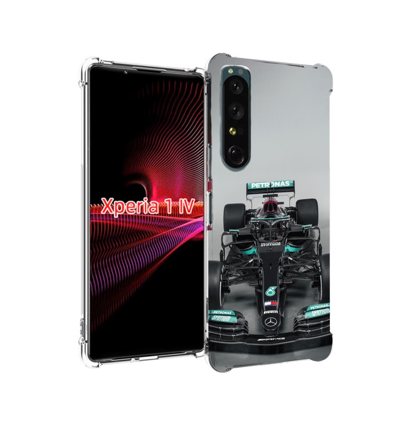 

Чехол накладка MyPads формула 1 мерседес для Sony Xperia 1 IV, Прозрачный, Tocco