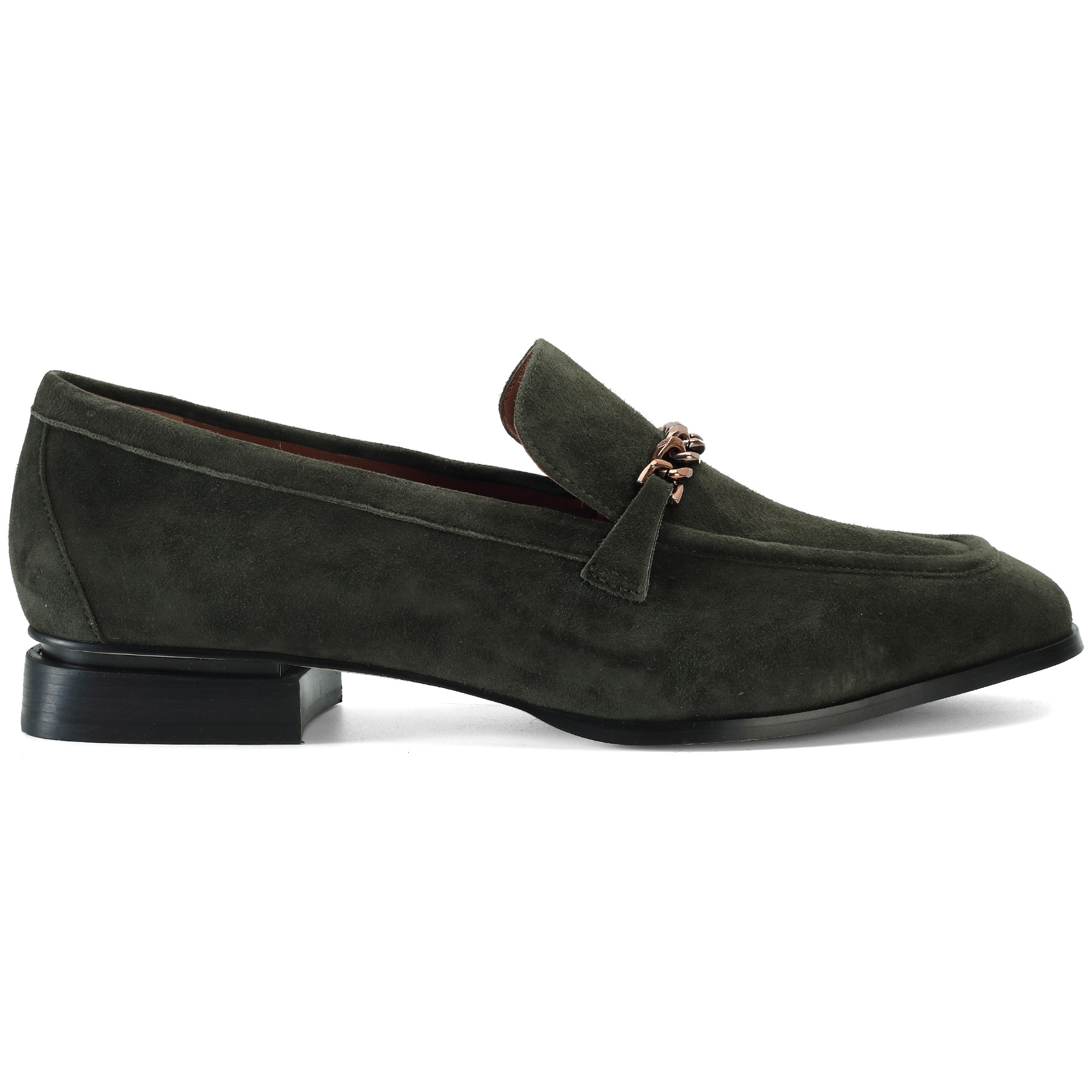 

Лоферы женские ALLA PUGACHOVA AP9005-04-21L зеленые 39 RU, AP9005-04-21L