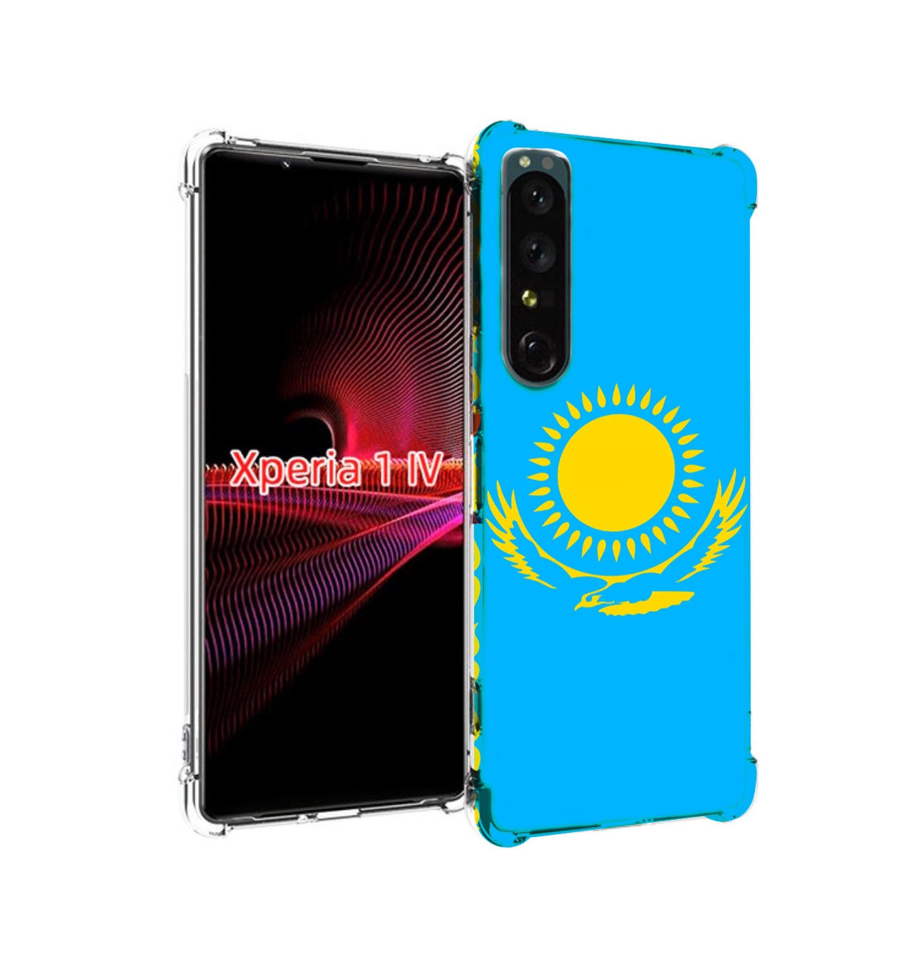 

Чехол накладка MyPads флаг Казахстана-1 для Sony Xperia 1 IV, Прозрачный, Tocco