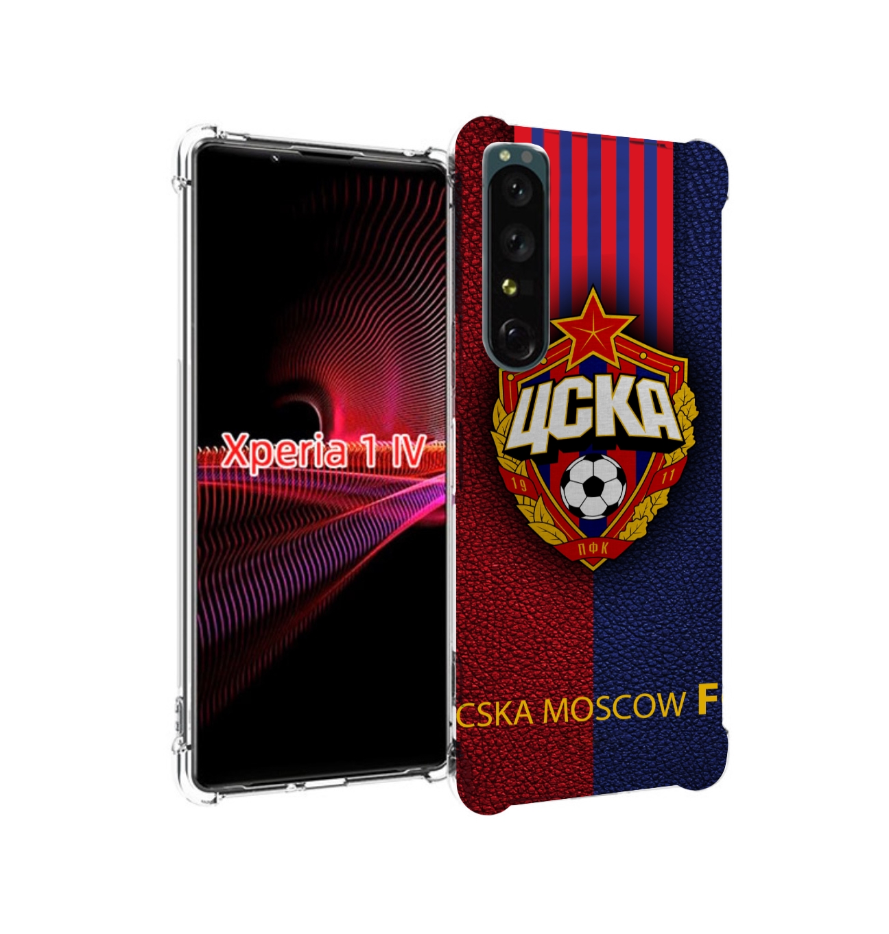 

Чехол накладка MyPads фк цска для Sony Xperia 1 IV, Прозрачный, Tocco