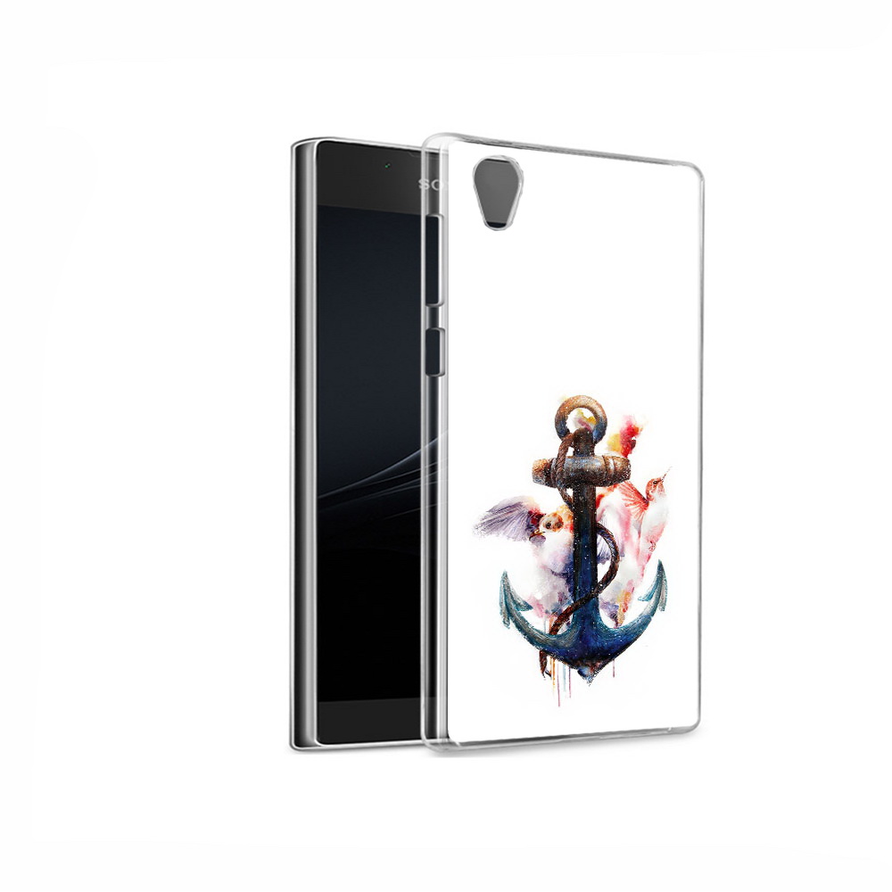 

Чехол MyPads Tocco для Sony Xperia L1 якорь с птицами (PT66853.250.703), Прозрачный, Tocco