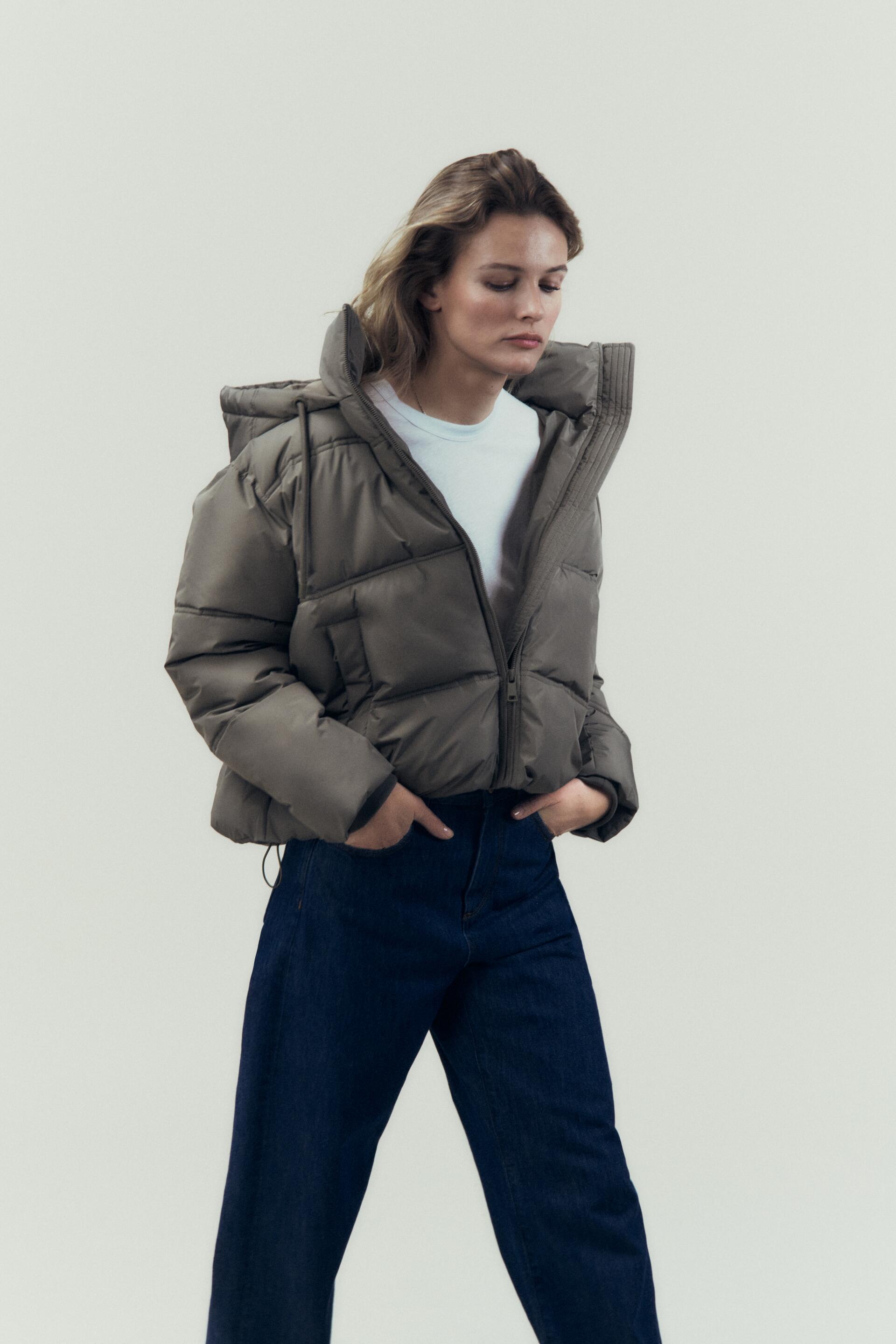 

Куртка женская ZARA 03046022 хаки S (доставка из-за рубежа), 03046022