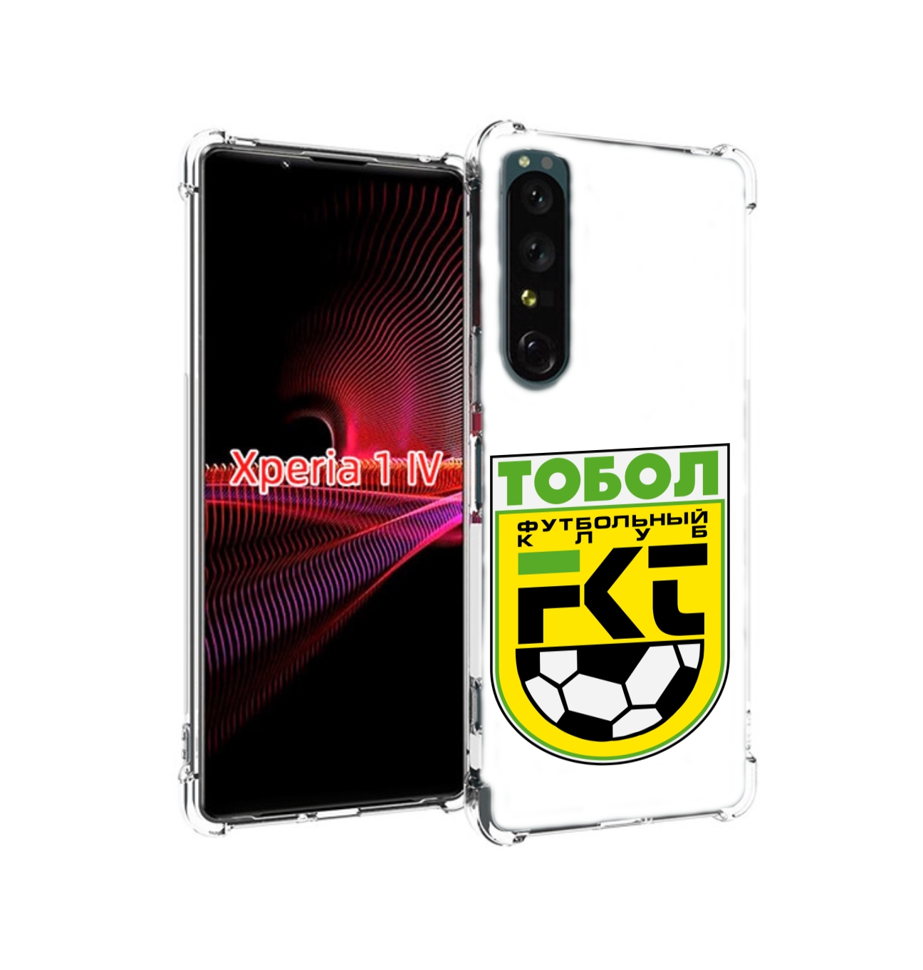 

Чехол накладка MyPads фк тобол мужской для Sony Xperia 1 IV, Прозрачный, Tocco