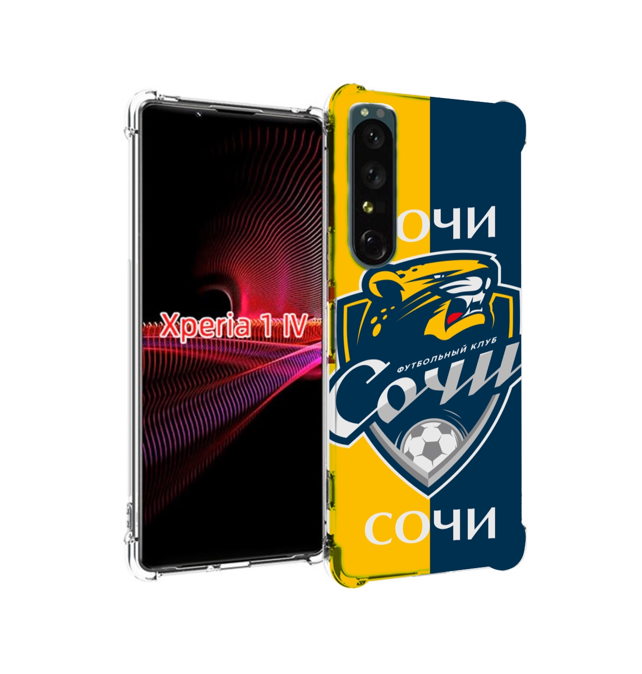 

Чехол накладка MyPads фк сочи для Sony Xperia 1 IV, Прозрачный, Tocco