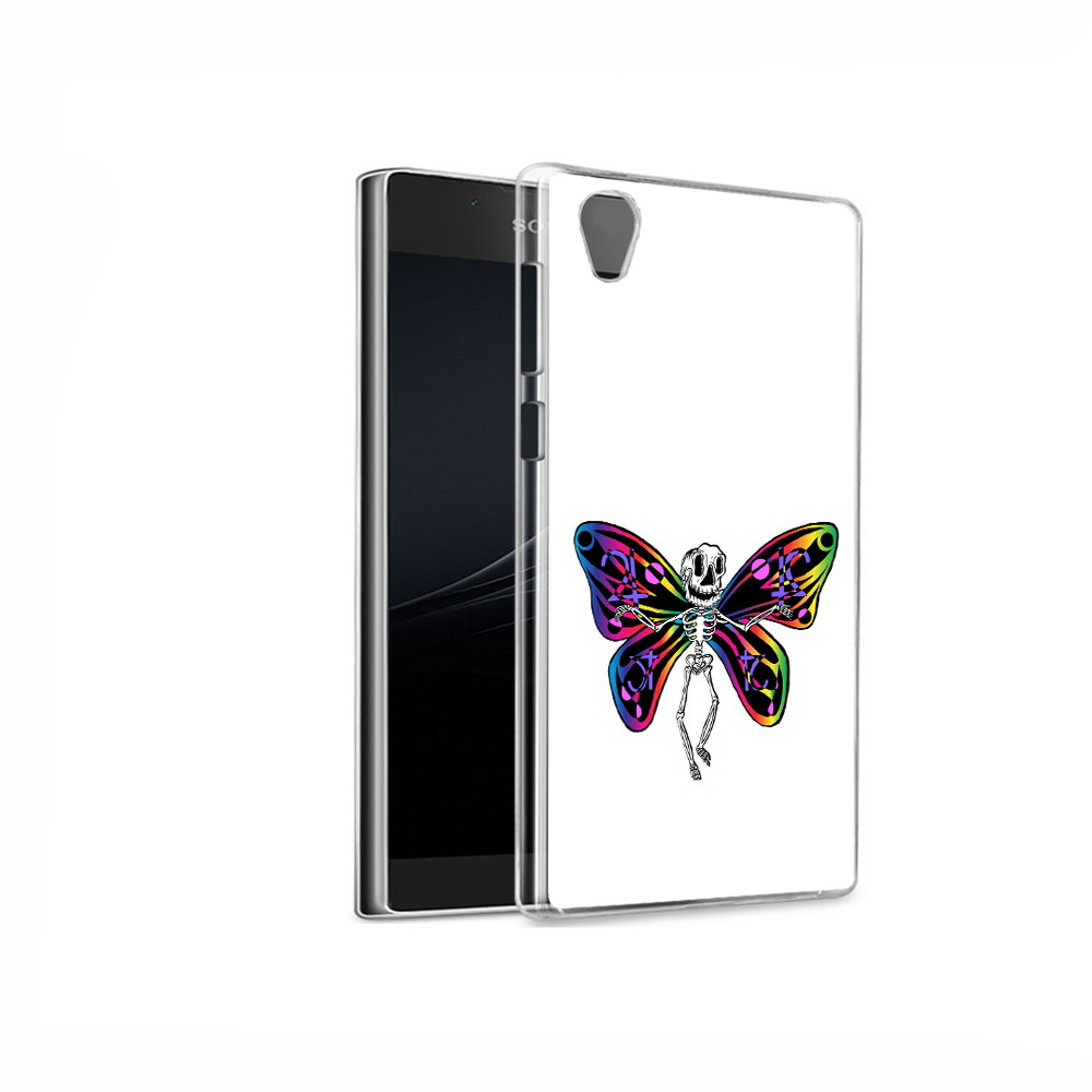 

Чехол MyPads Tocco для Sony Xperia L1 эффект бабочки (PT66853.250.701), Прозрачный, Tocco