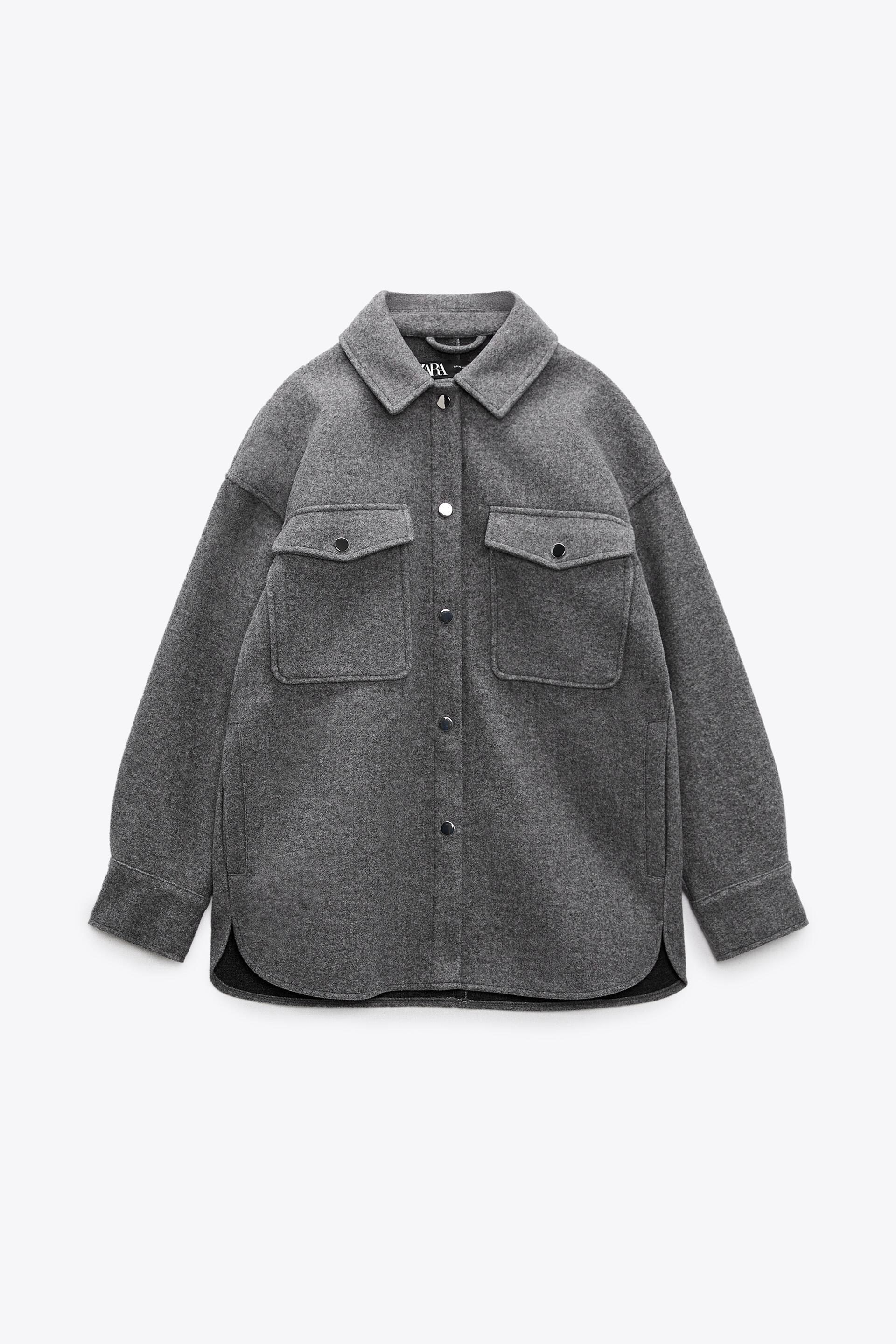 

Жакет женский ZARA 03046021 серый M (доставка из-за рубежа), 03046021