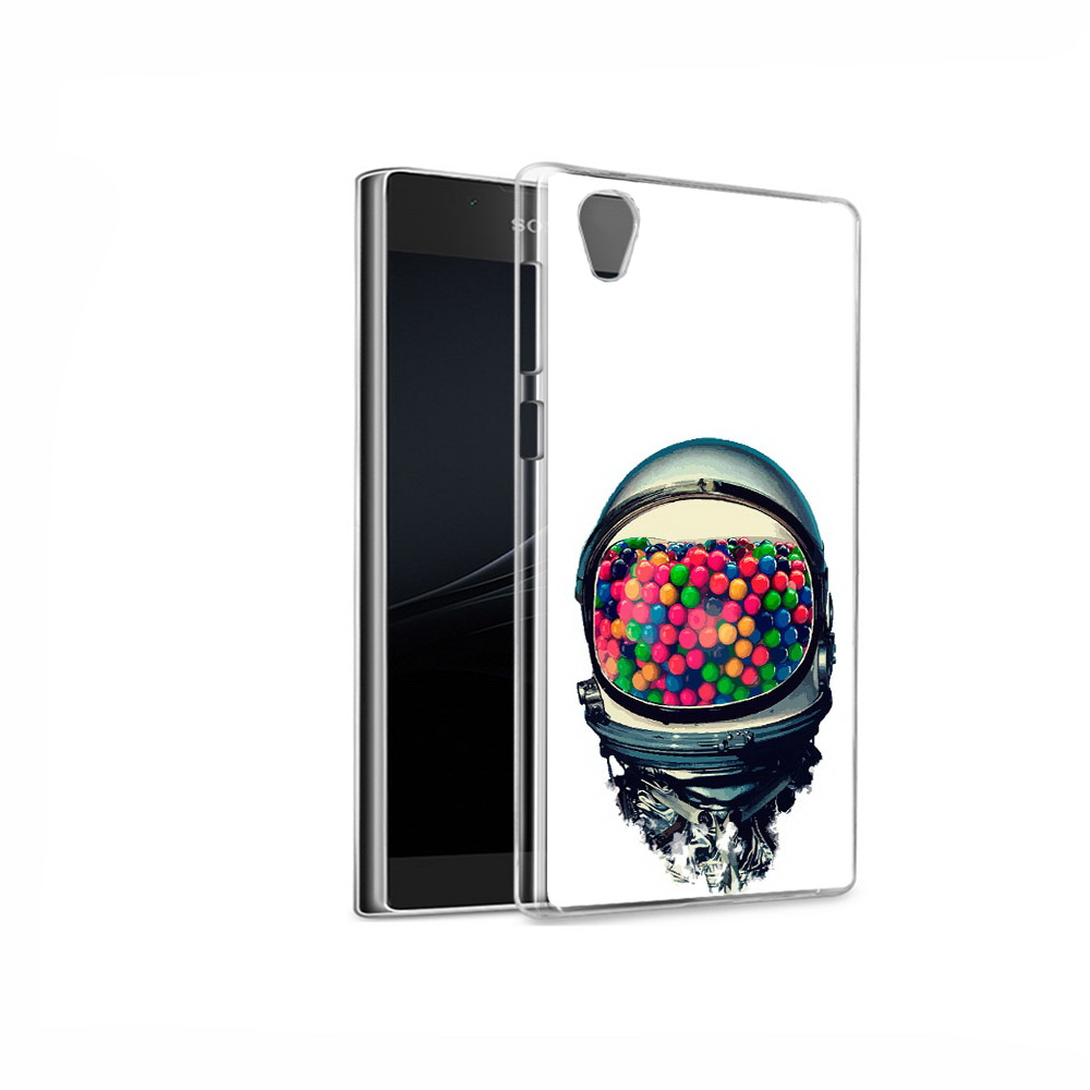 

Чехол MyPads Tocco для Sony Xperia L1 шлем космонавта (PT66853.250.700), Прозрачный, Tocco