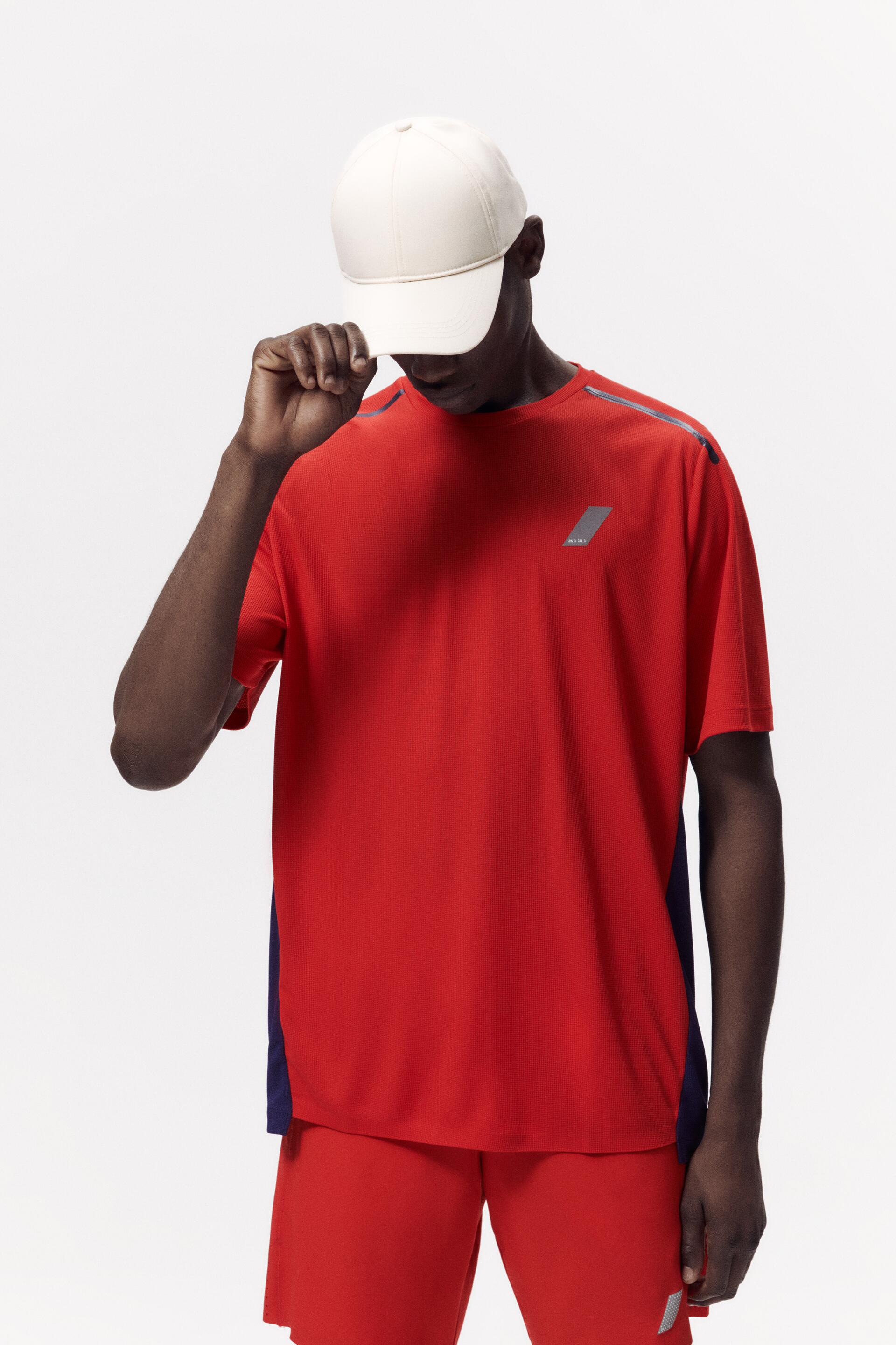 

Футболка мужская ZARA 03045400 красная M (доставка из-за рубежа), 03045400