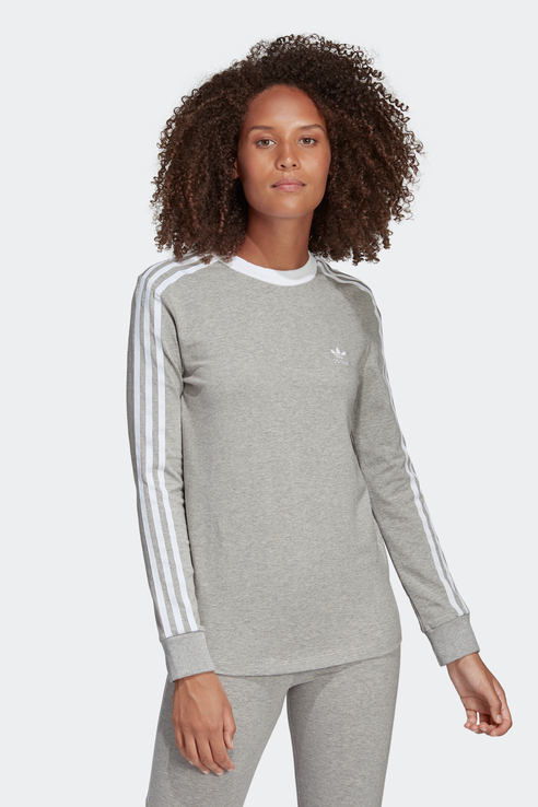 

Лонгслив женский Adidas DV2591 серый 38, DV2591