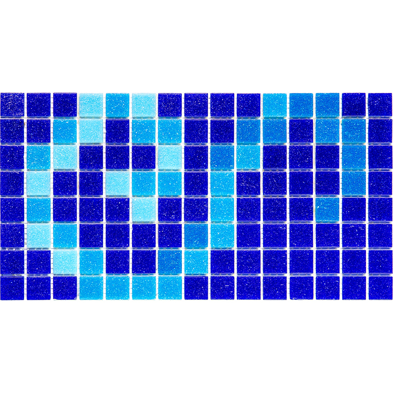 фото Плинтус alma borders be116-m синий голубой квадрат глянцевый