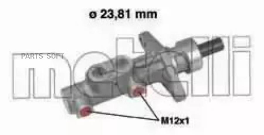 

Главный Тормозной Цилиндр Metelli арт. 050577