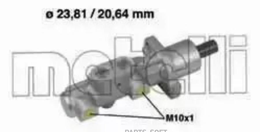 

Главный Тормозной Цилиндр Metelli арт. 050575