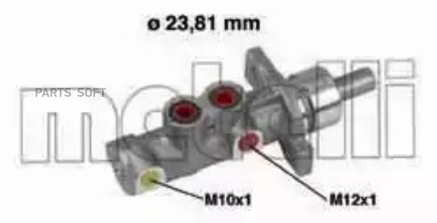 

Главный Тормозной Цилиндр Metelli арт. 050409