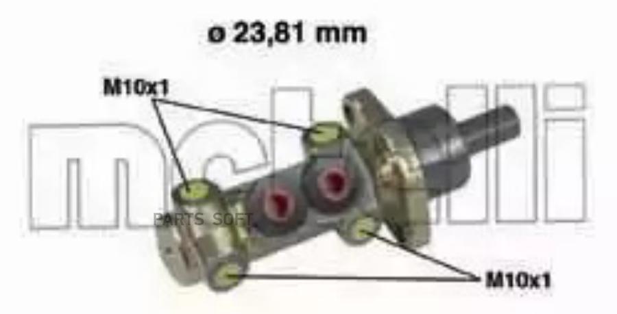 

Главный Тормозной Цилиндр Metelli арт. 050398