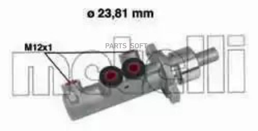 

Главный Тормозной Цилиндр Metelli арт. 050355