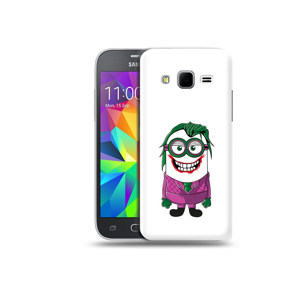 

Чехол MyPads Tocco для Samsung Galaxy Core Prime джокер миньон (PT11933.566.322), Прозрачный, Tocco