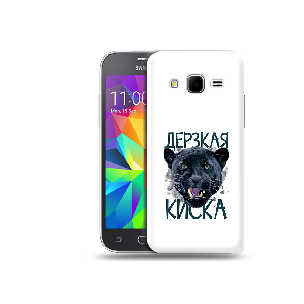 

Чехол MyPads Tocco для Samsung Galaxy Core Prime дерзкая киска (PT11933.566.319), Прозрачный, Tocco