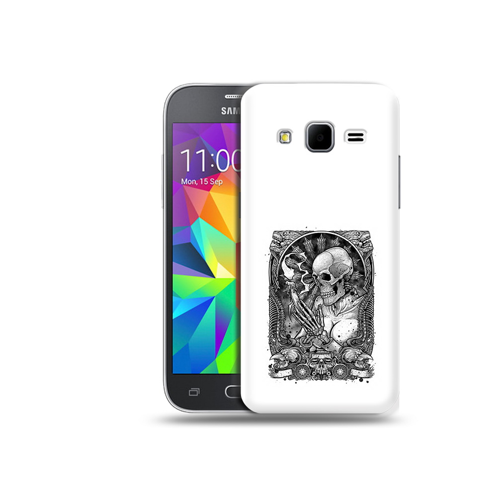 

Чехол MyPads Tocco для Samsung Galaxy Core Prime девушка скелет (PT11933.566.316), Прозрачный, Tocco