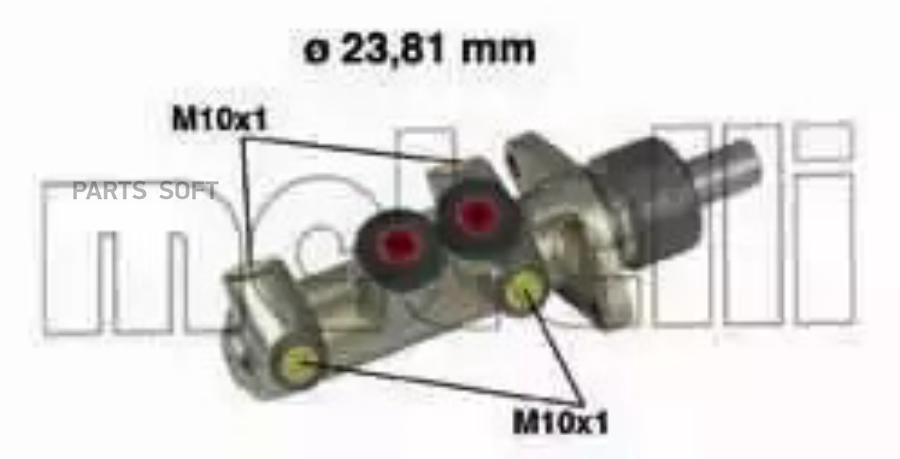 

Главный Тормозной Цилиндр Metelli арт. 050222