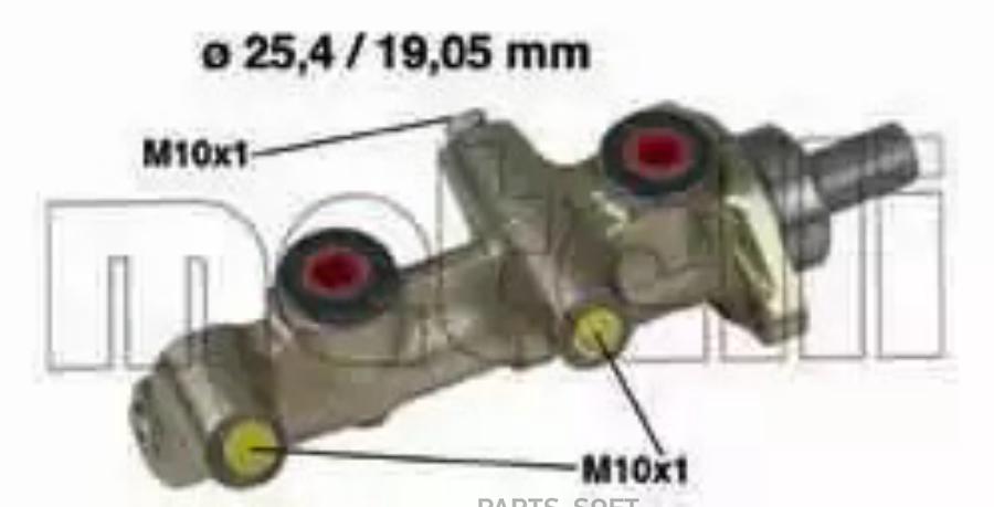 

Главный Тормозной Цилиндр Metelli арт. 050174