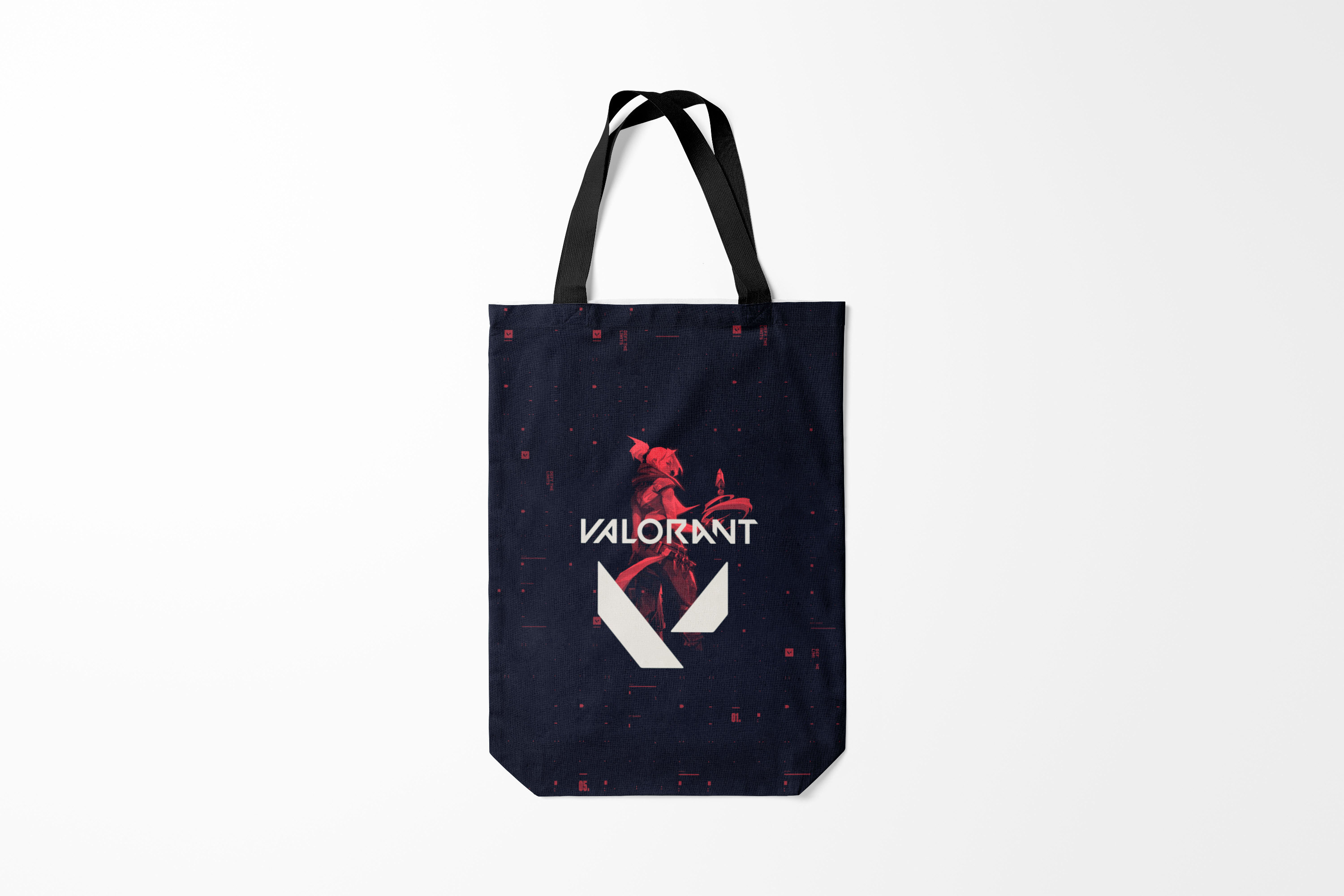 

Сумка шoппер унисекс Burnettie Valorant, черный, Valorant