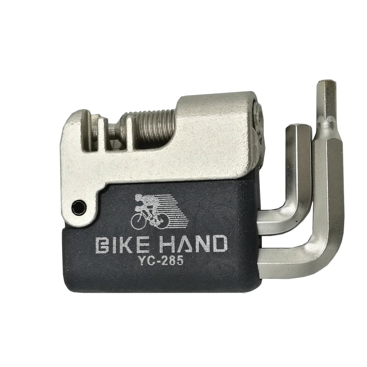 

Выжимка цепи для велосипеда BIKEHAND набор для 7-12 скоростей, цепей 4/5/6 мм шестигранник, Черный;серый