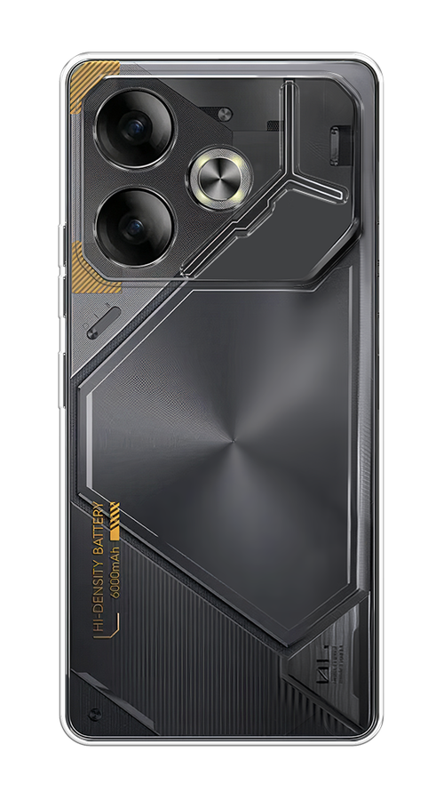 

Чехол на Tecno Pova 6 прозрачный, 305350-1