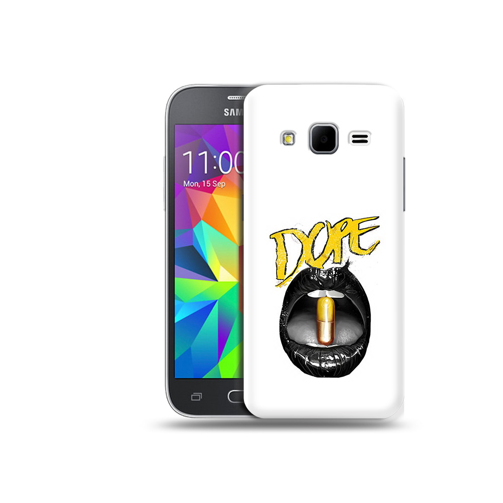 

Чехол MyPads Tocco для Samsung Galaxy Core Prime губы (PT11933.566.303), Прозрачный, Tocco