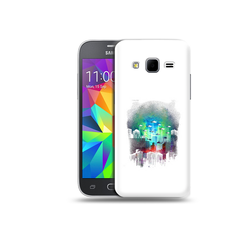 

Чехол MyPads Tocco для Samsung Galaxy Core Prime город в свечении (PT11933.566.296), Прозрачный, Tocco