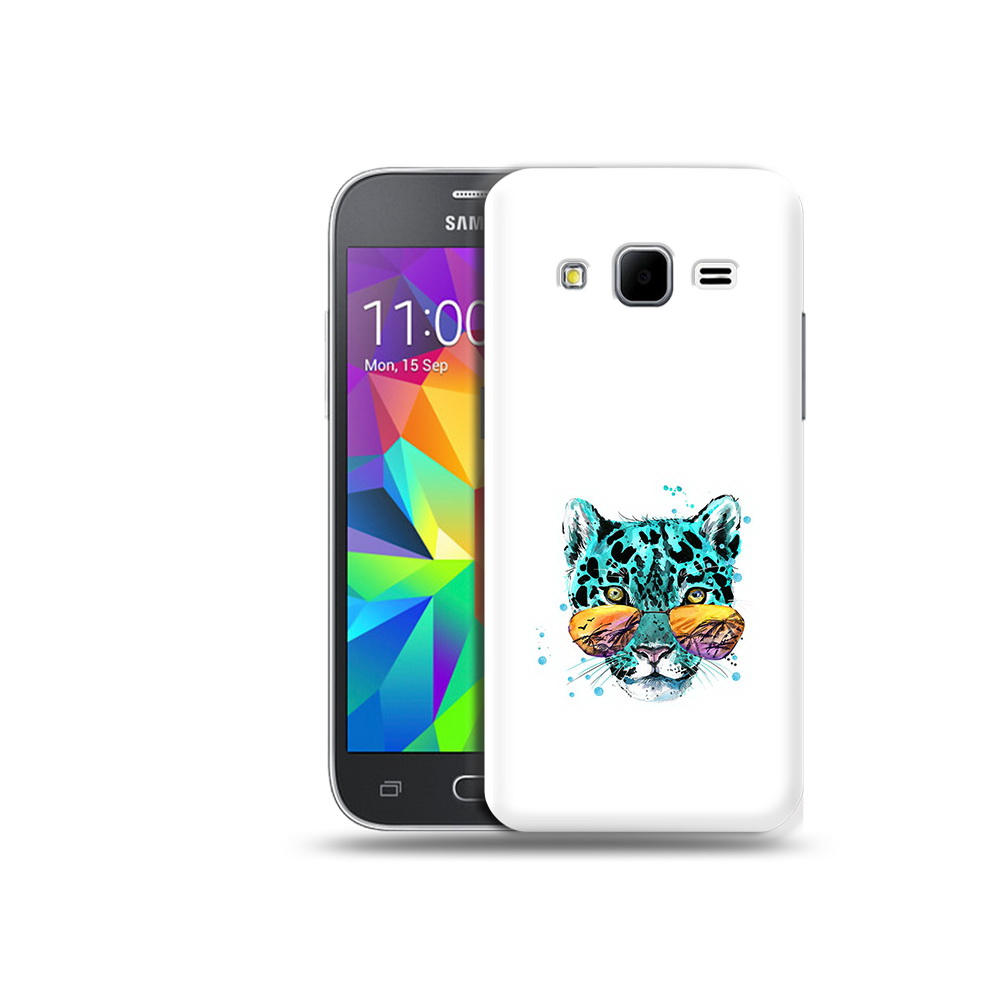 

Чехол MyPads Tocco для Samsung Galaxy Core Prime голубой лео (PT11933.566.294), Прозрачный, Tocco