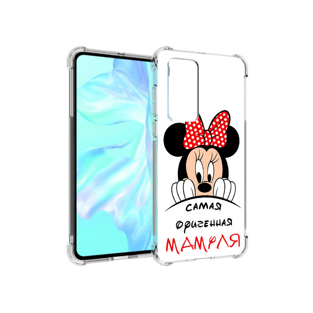 

Чехол MyPads Tocco для Huawei P40 Самая лучшая мамуля Мини Маус, Прозрачный, Tocco