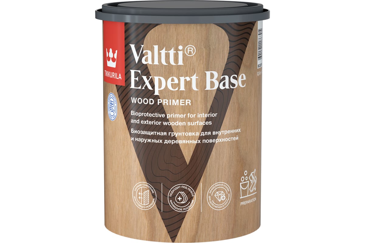 Грунт TIKKURILA Valti Expert Base биозащитный 9 л