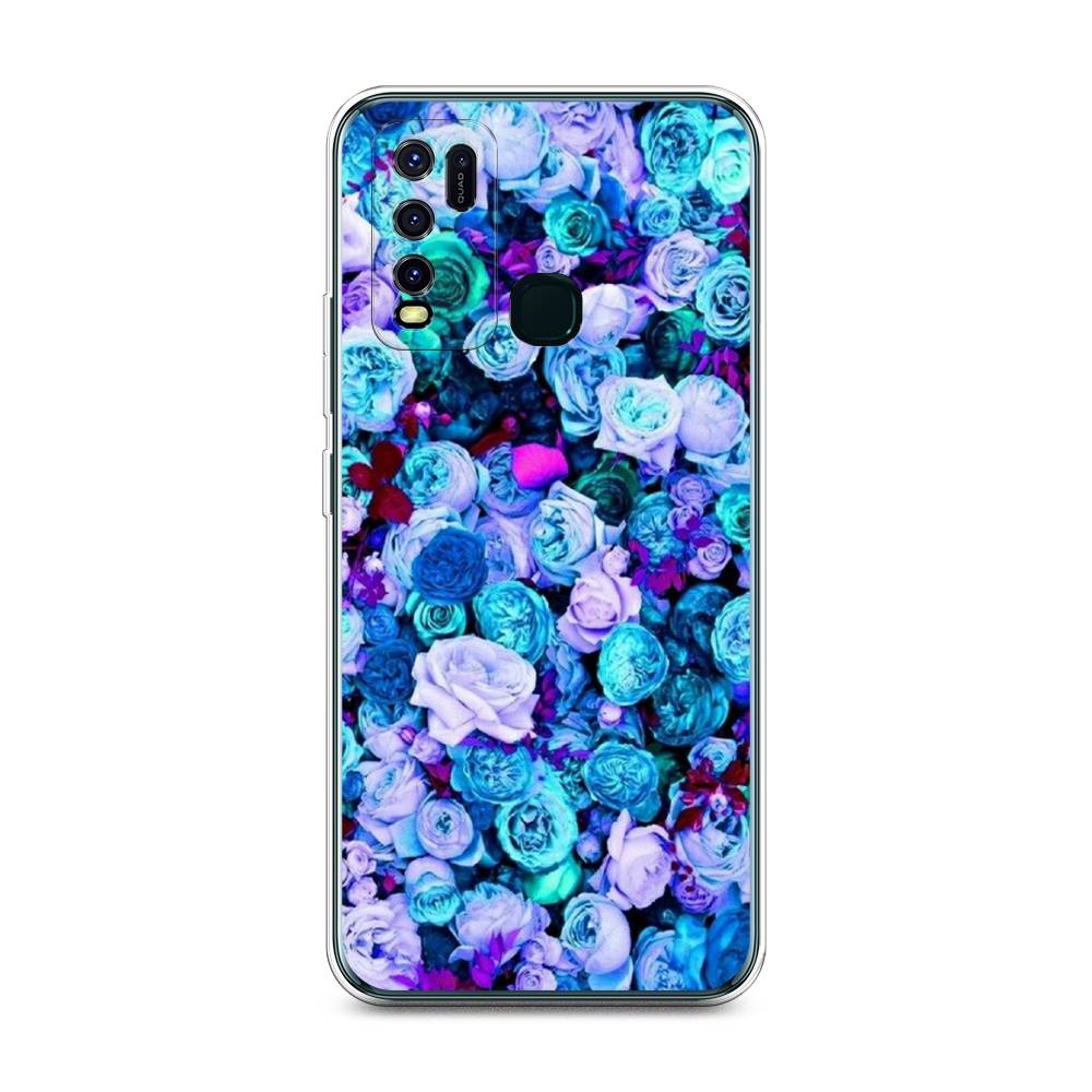 

Чехол на Vivo Y30 "Цветочный ковер", Фиолетовый, 262650-2