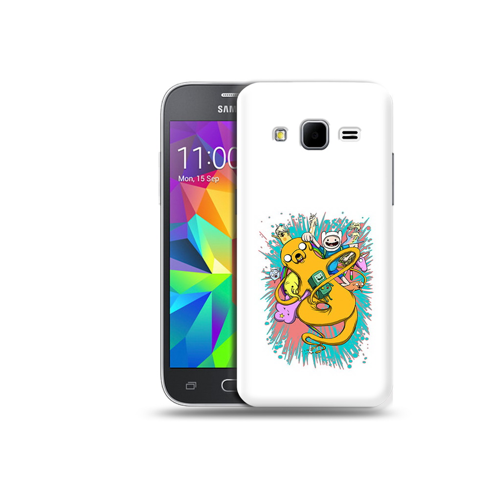Чехол MyPads Tocco для Samsung Galaxy Core Prime время приключений рисунок
