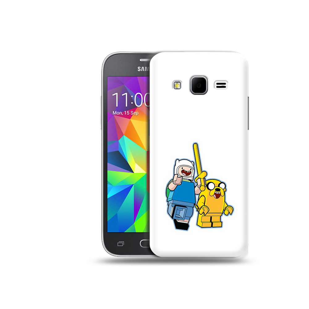 

Чехол MyPads Tocco для Samsung Galaxy Core Prime время приключений лего (PT11933.566.274), Прозрачный, Tocco