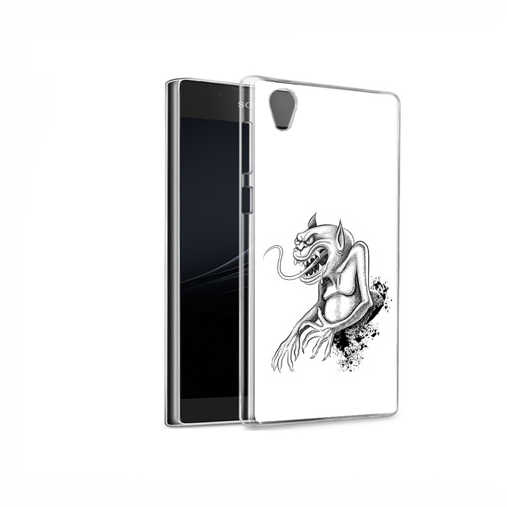 

Чехол MyPads Tocco для Sony Xperia L1 чорт (PT66853.250.692), Прозрачный, Tocco