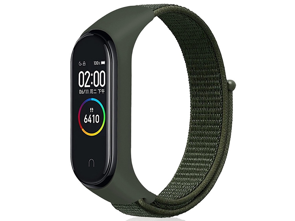 Ремешок Activ для Xiaomi Mi Band 3/Mi Band 4 Sports Dark Green 111865