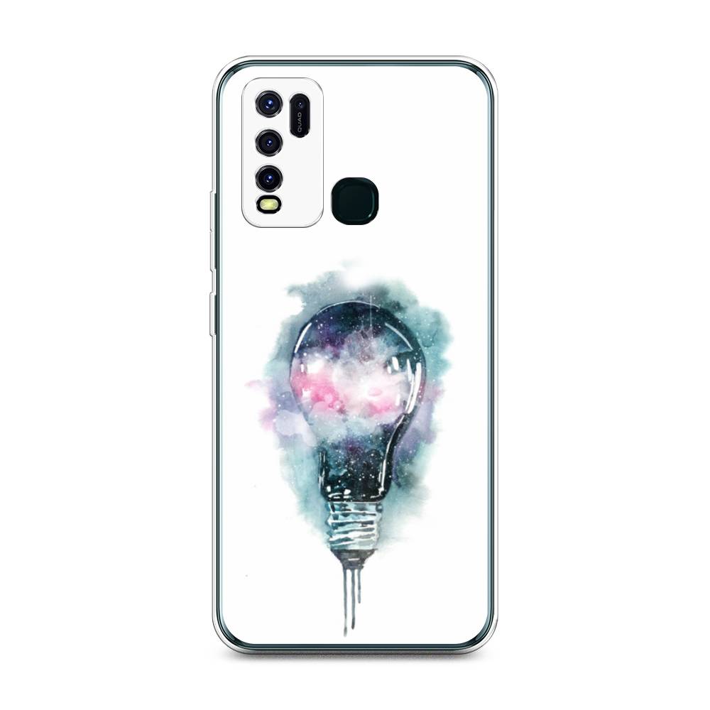 

Чехол на Vivo Y30 "Волшебная лампа", Белый;серый, 262650-4