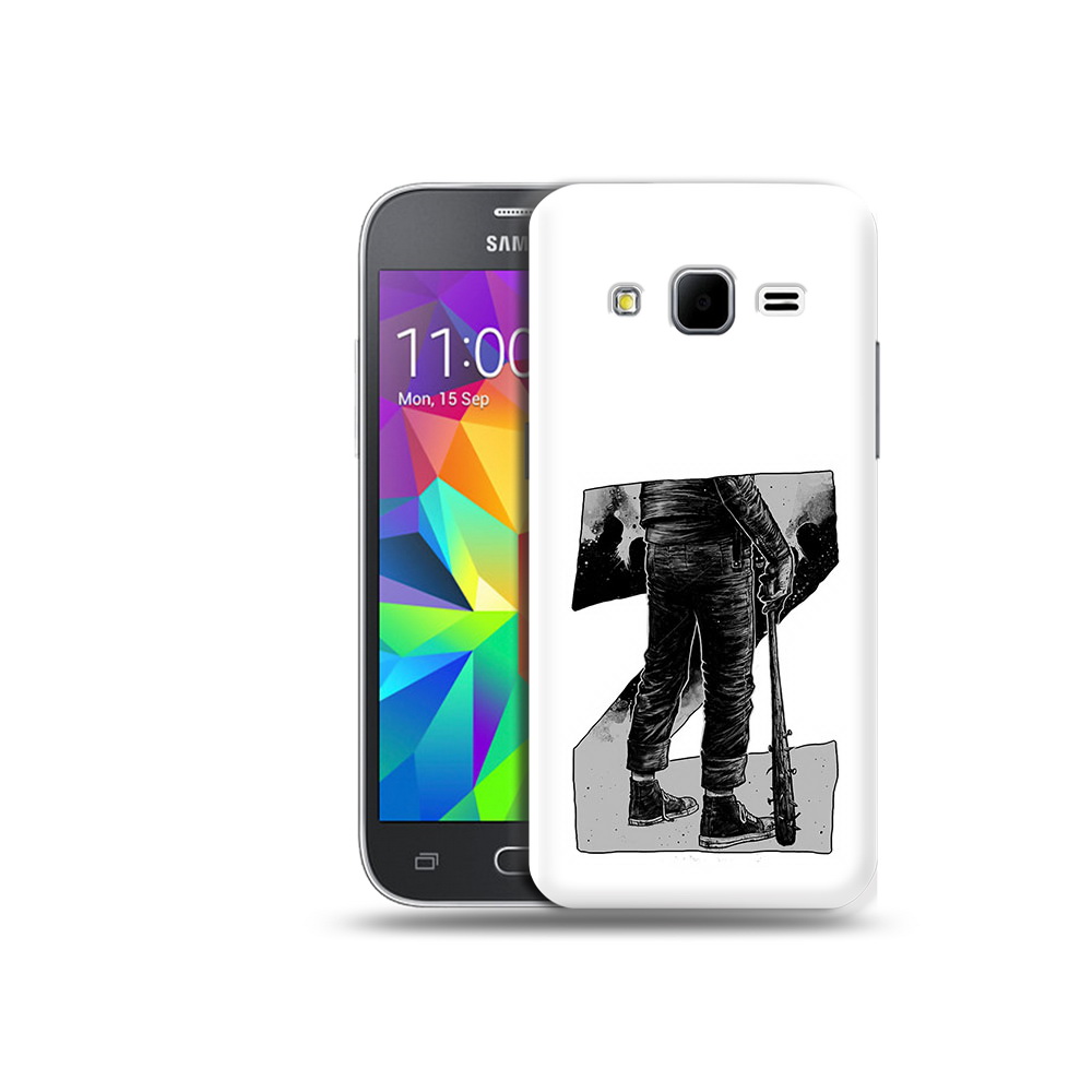 

Чехол MyPads Tocco для Samsung Galaxy Core Prime воин черно белый (PT11933.566.265), Tocco