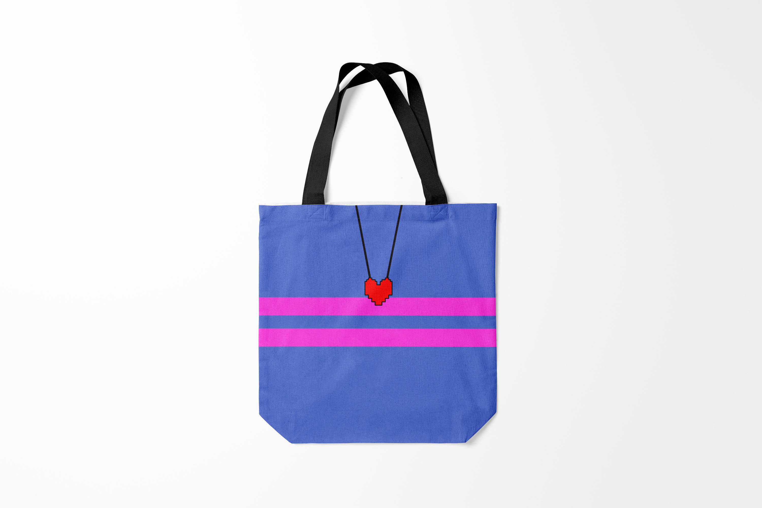 

Сумка шoппер унисекс Burnettie Undertale FRISK ФРИСК, синий, Разноцветный, Undertale FRISK ФРИСК