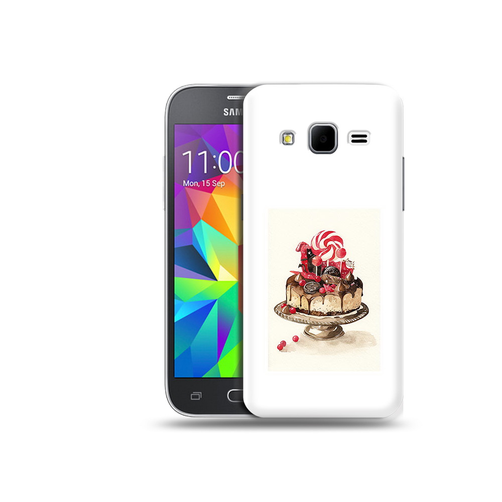 

Чехол MyPads Tocco для Samsung Galaxy Core Prime вкусный торт (PT11933.566.262), Прозрачный, Tocco