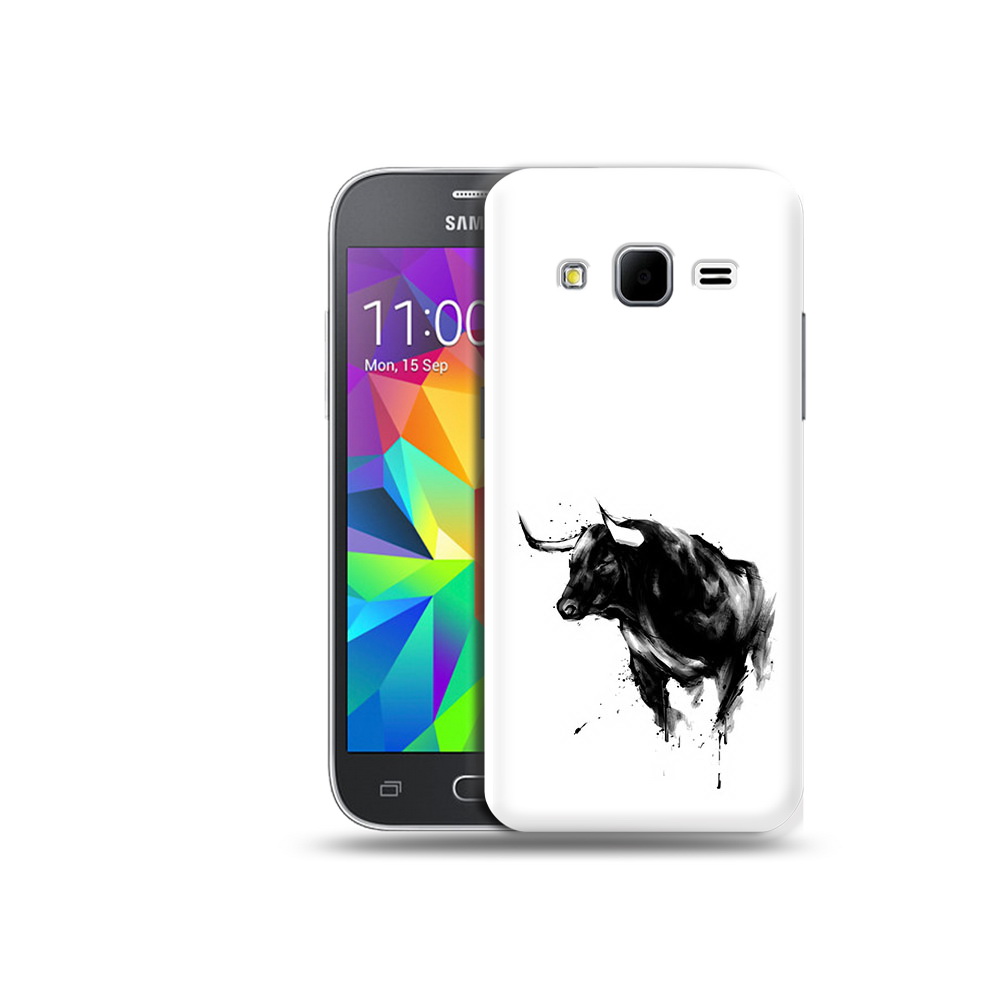 

Чехол MyPads Tocco для Samsung Galaxy Core Prime бык (PT11933.566.254), Прозрачный, Tocco