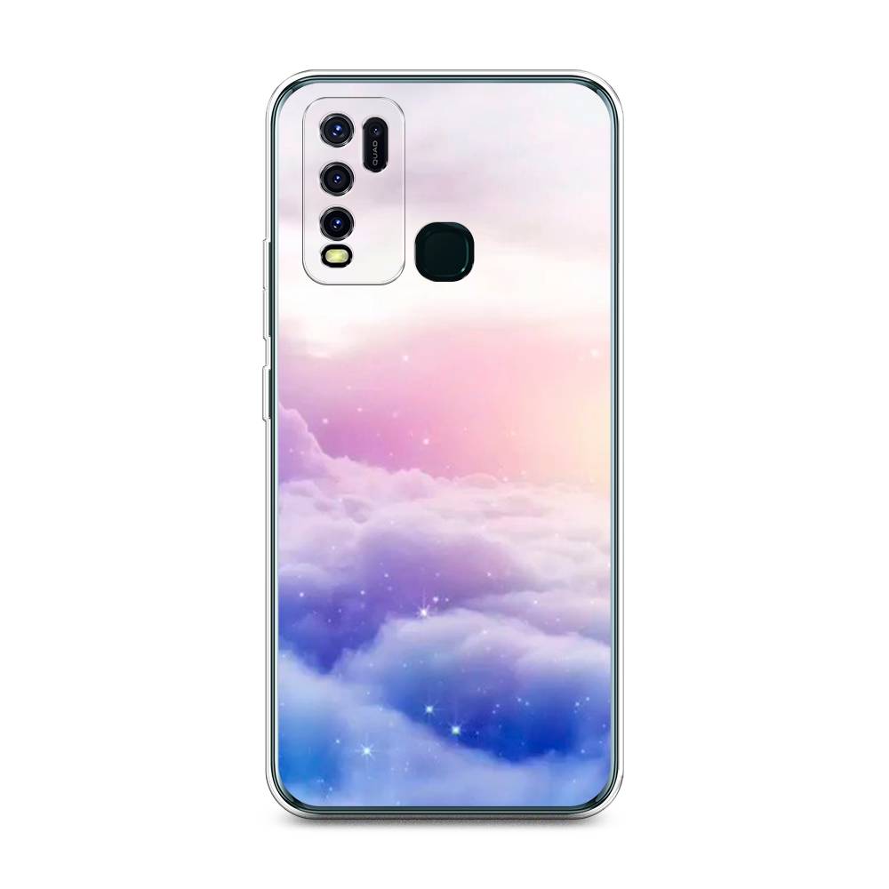 

Чехол на Vivo Y30 "Небеса", Голубой;белый;розовый, 262650-2