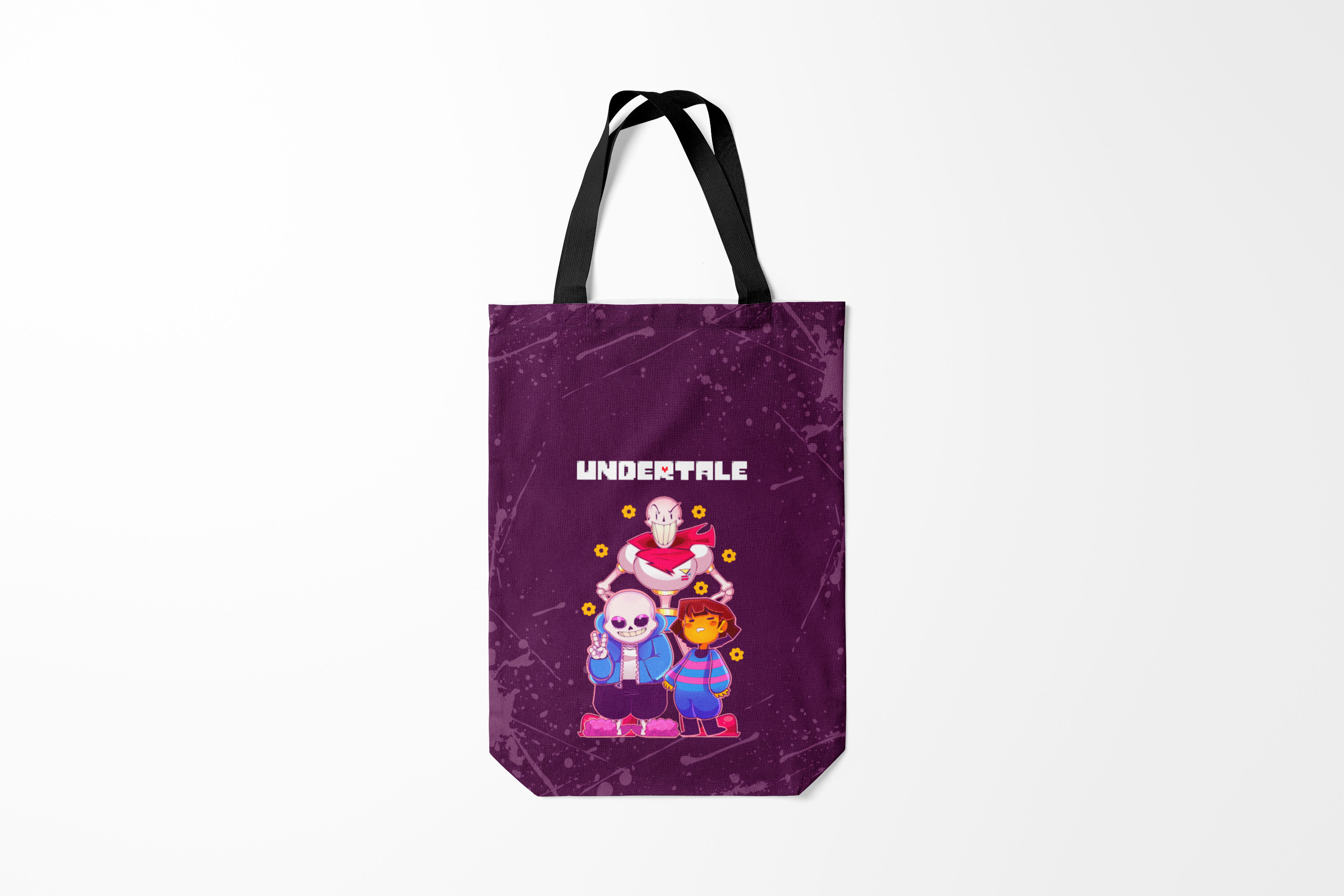 

Сумка шoппер унисекс Burnettie Undertale, бордовый, Undertale